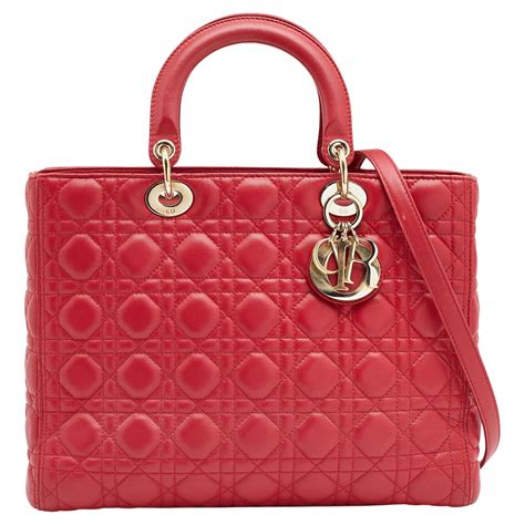 largelady dior red|lady Dior mini red.